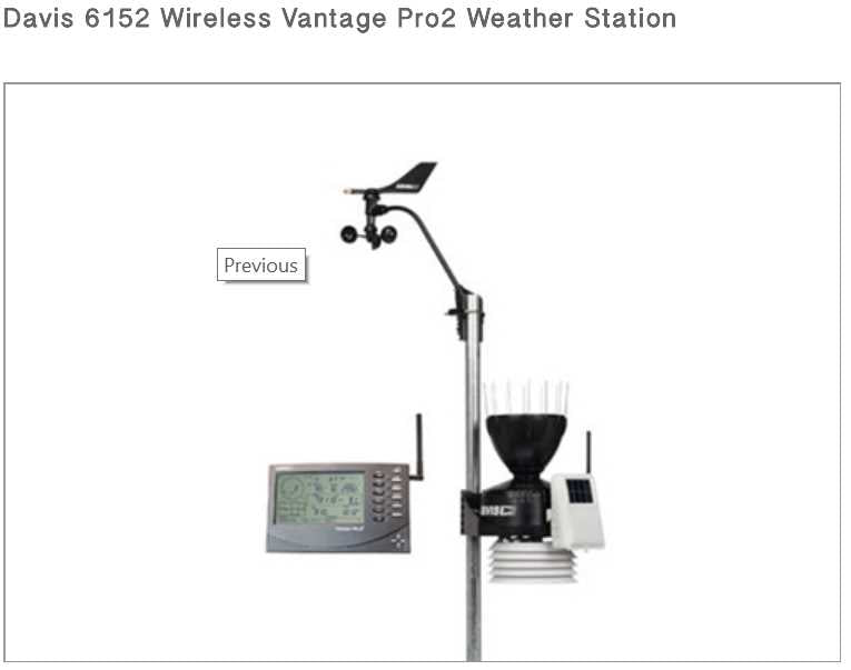 Davis 6152 Wireless Vantage Pro2 Weather Station Saudi Arabia