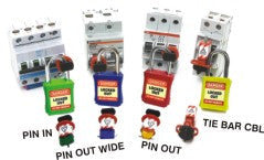 CONVENTIONAL MINIATURE CIRCUIT BREAKER LOCKOUTS